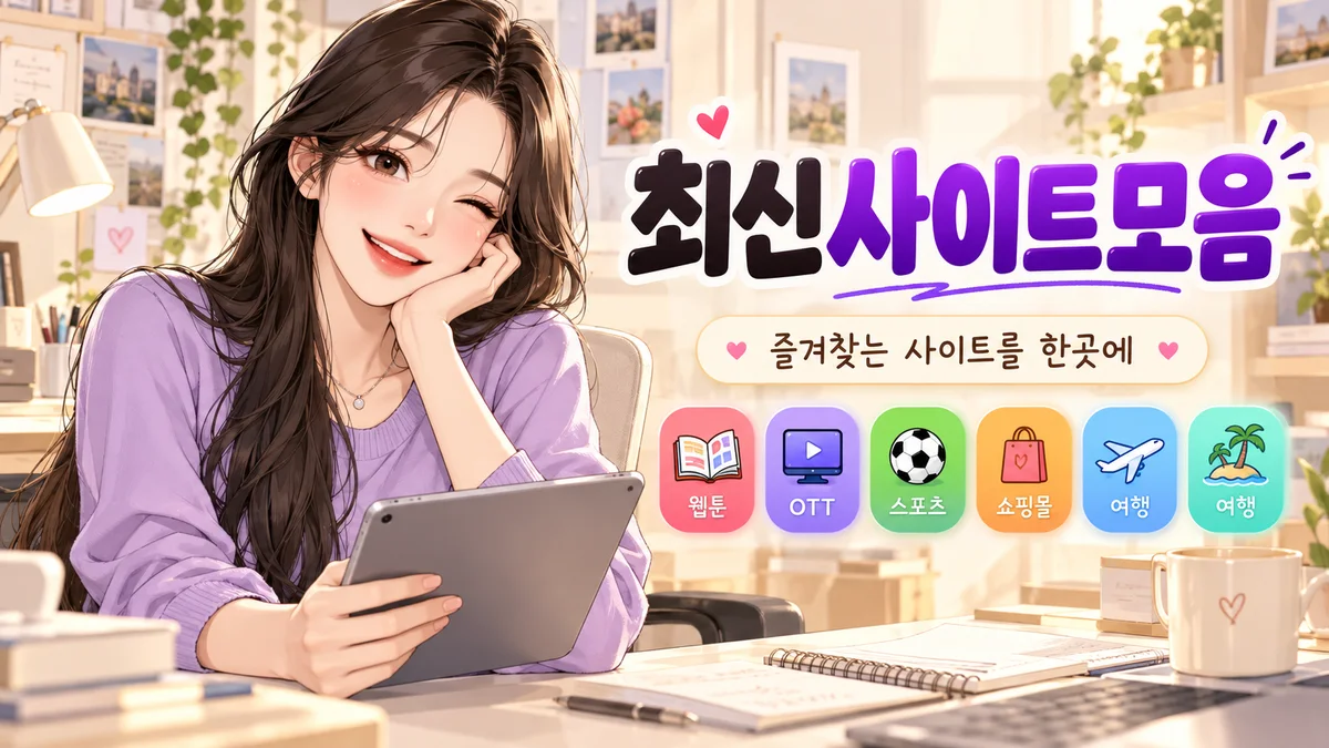 주소모아 즐겨찾기 정리 요령 안내 배너